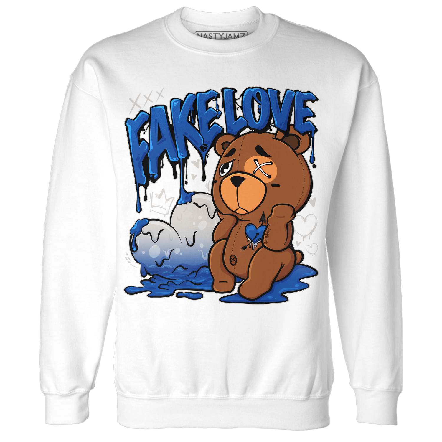 Air Max 1 86 Royal Sweatshirt Match Fake Love BER - NastyJamz