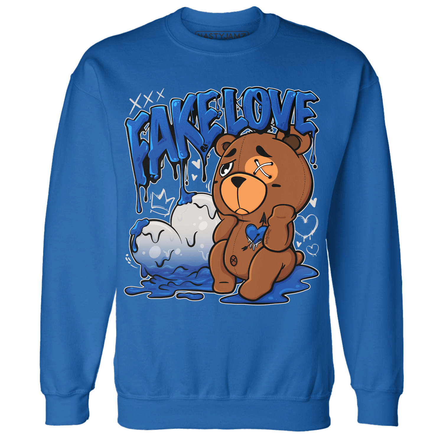 Air Max 1 86 Royal Sweatshirt Match Fake Love BER - NastyJamz