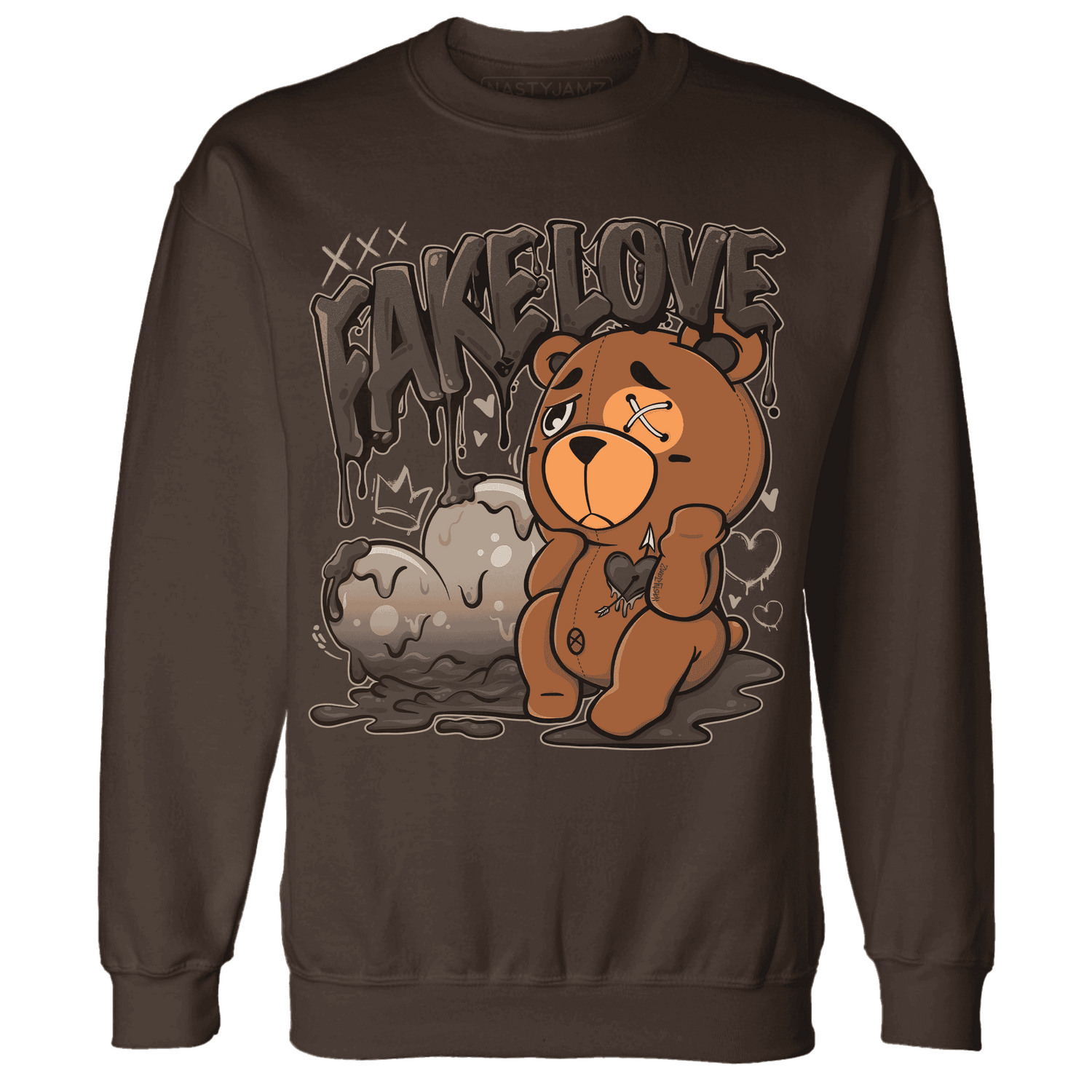 Dunk Low Baroque Brown Sweatshirt Match Fake Love BER - NastyJamz