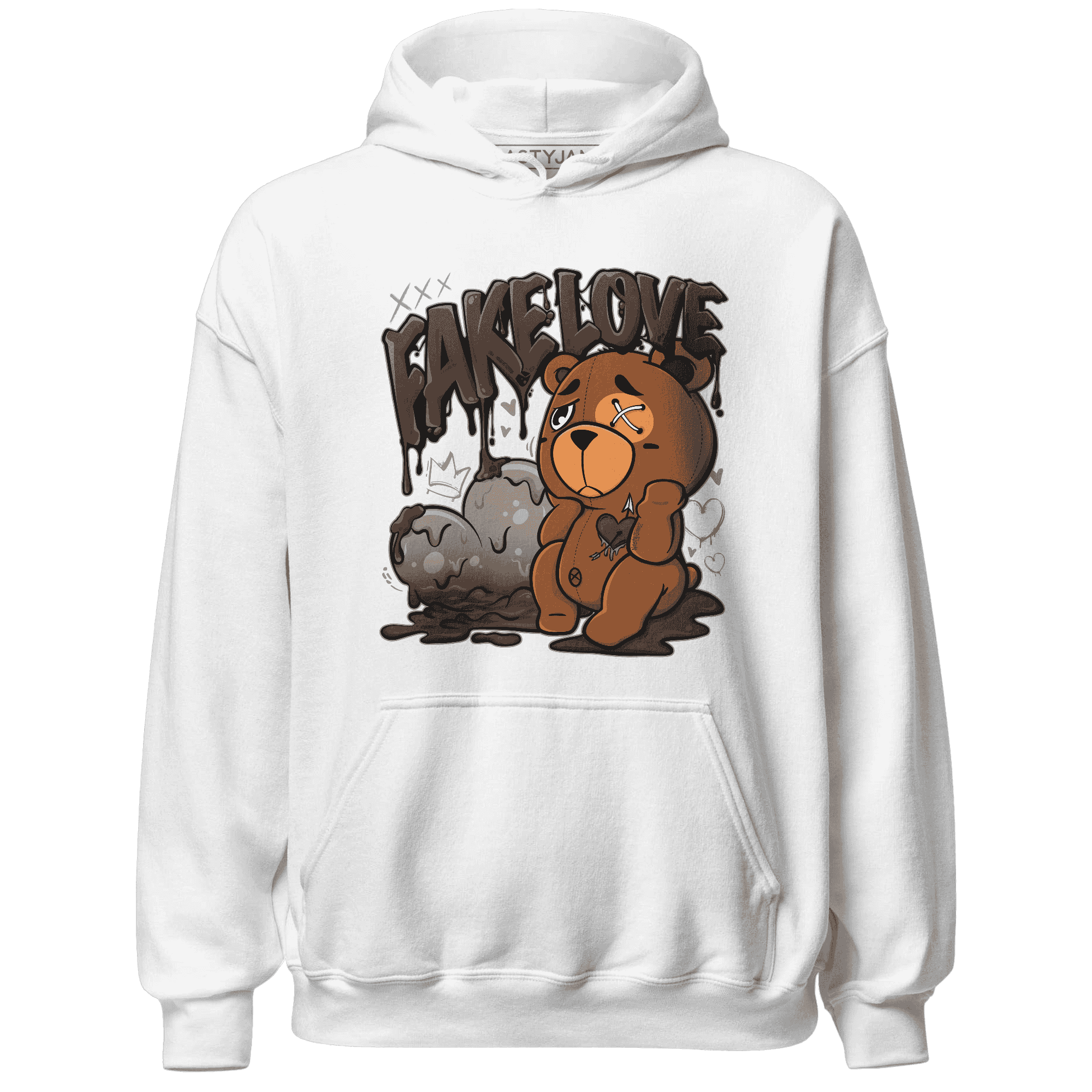 Dunk Low Baroque Brown Hoodie Match Fake Love BER - NastyJamz