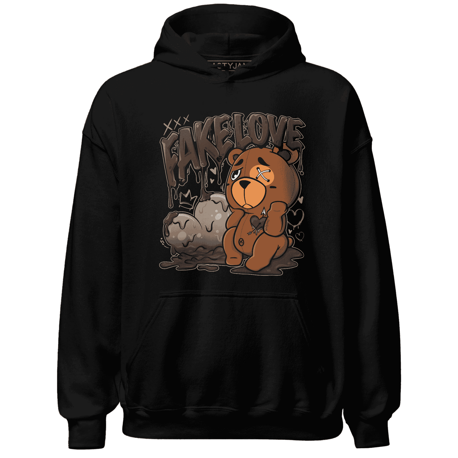 Dunk Low Baroque Brown Hoodie Match Fake Love BER - NastyJamz