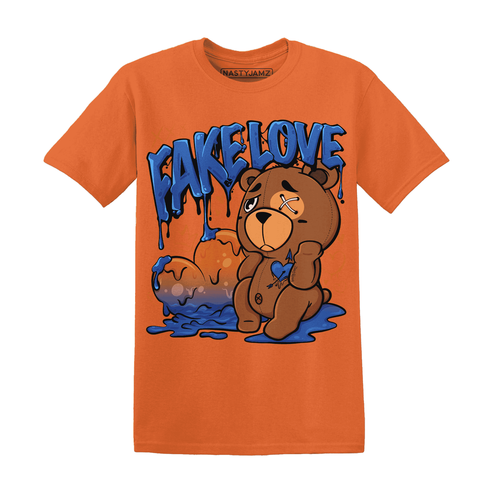 Dunk Low Knicks T Shirt Match Fake Love BER - NastyJamz
