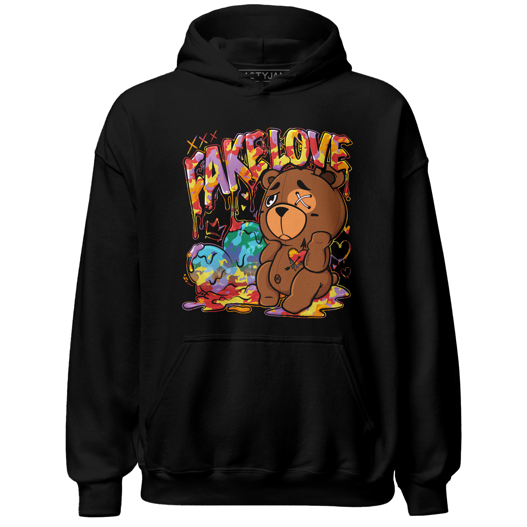 Mid GS Six Championships 1s Hoodie Match Fake Love BER - NastyJamz