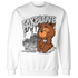 Retro High OG Black White 1s Sweatshirt Match Fake Love BER - NastyJamz