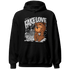 Retro High OG Black White 1s Hoodie Match Fake Love BER - NastyJamz