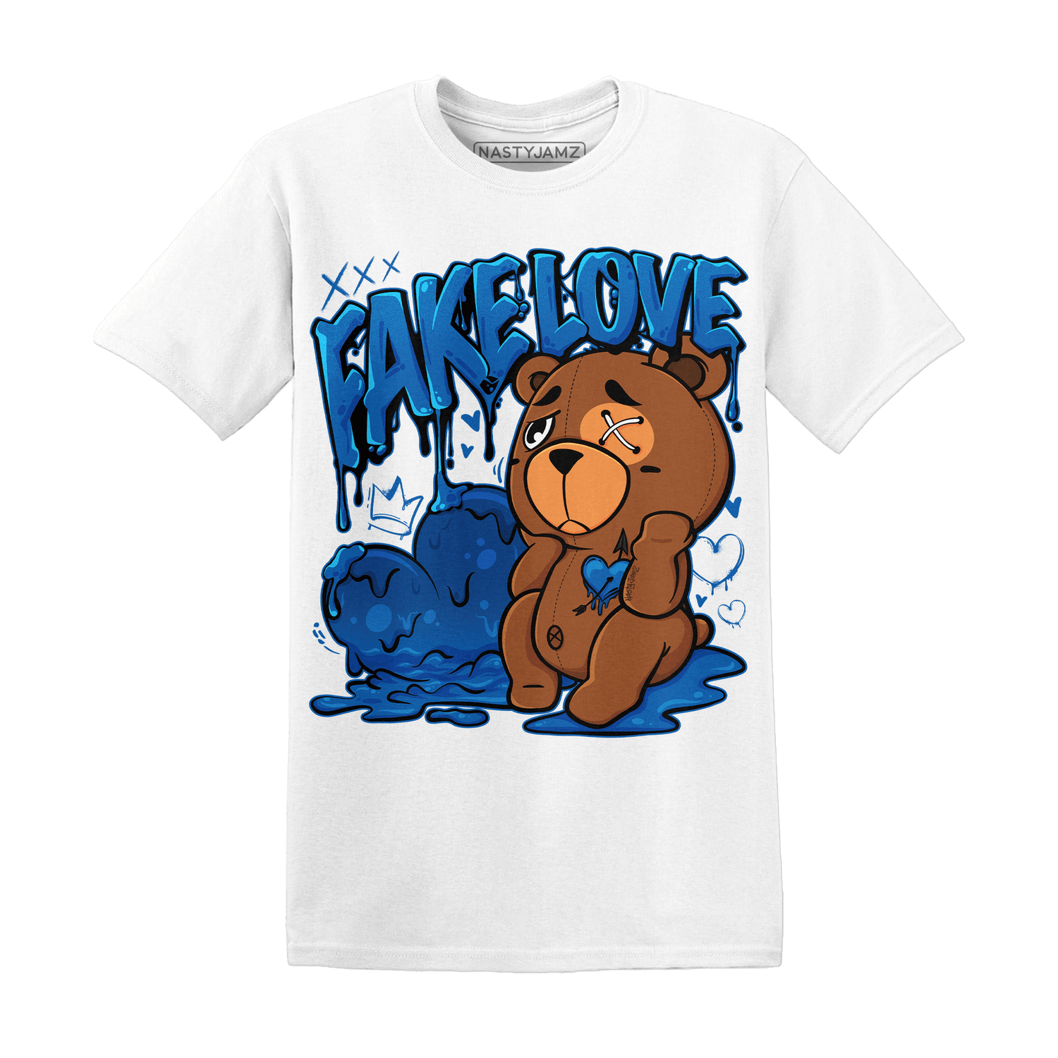 Royal Reimagined 1s T Shirt Match Fake Love BER - NastyJamz