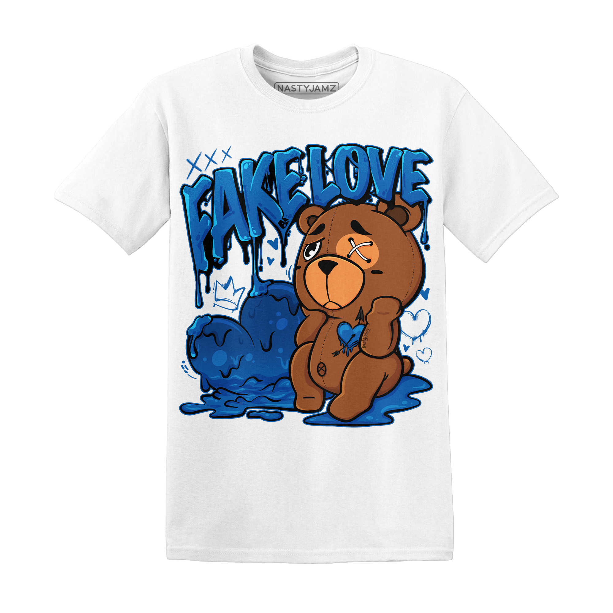 Royal Reimagined 1s T Shirt Match Fake Love BER - NastyJamz