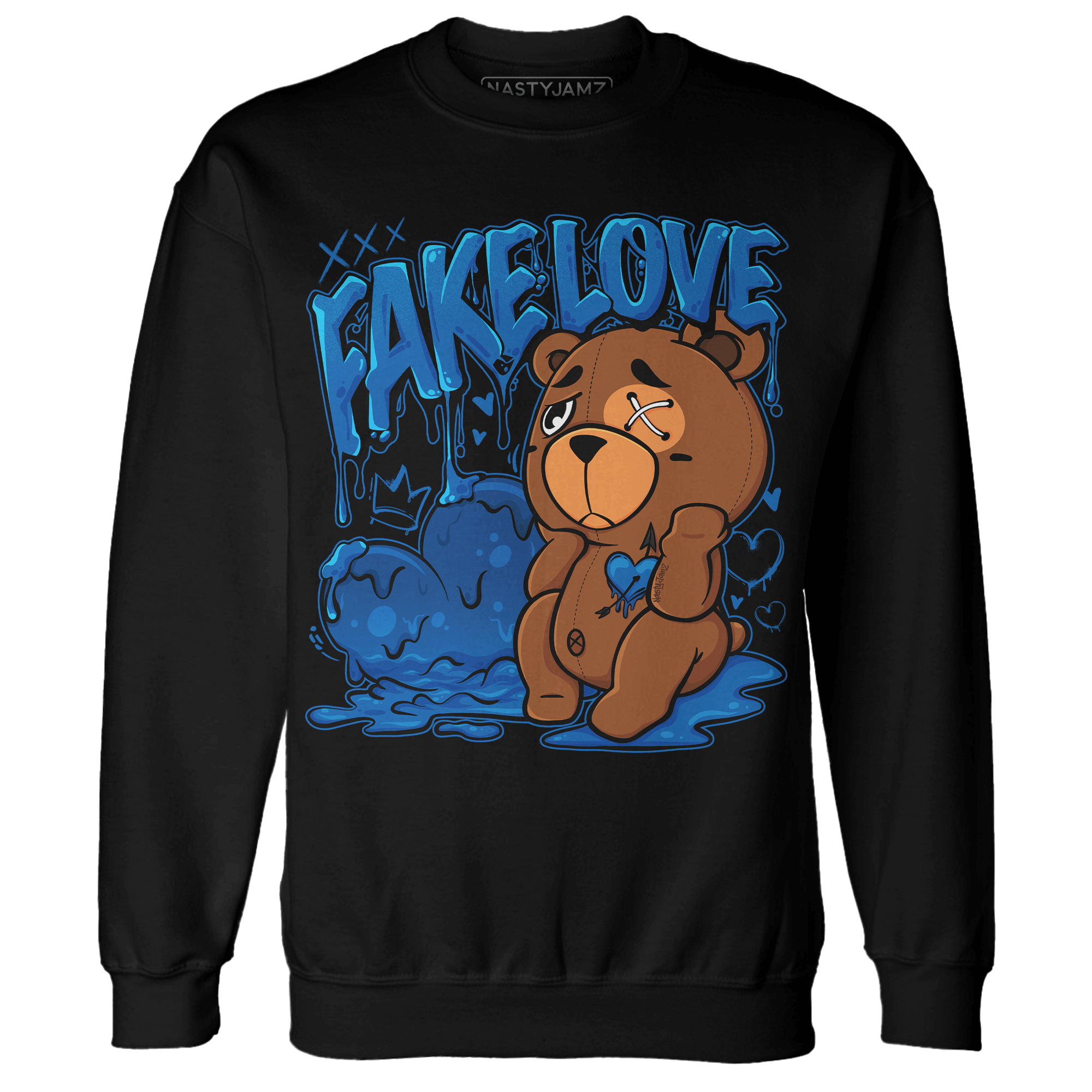 Royal Reimagined 1s Sweatshirt Match Fake Love BER - NastyJamz