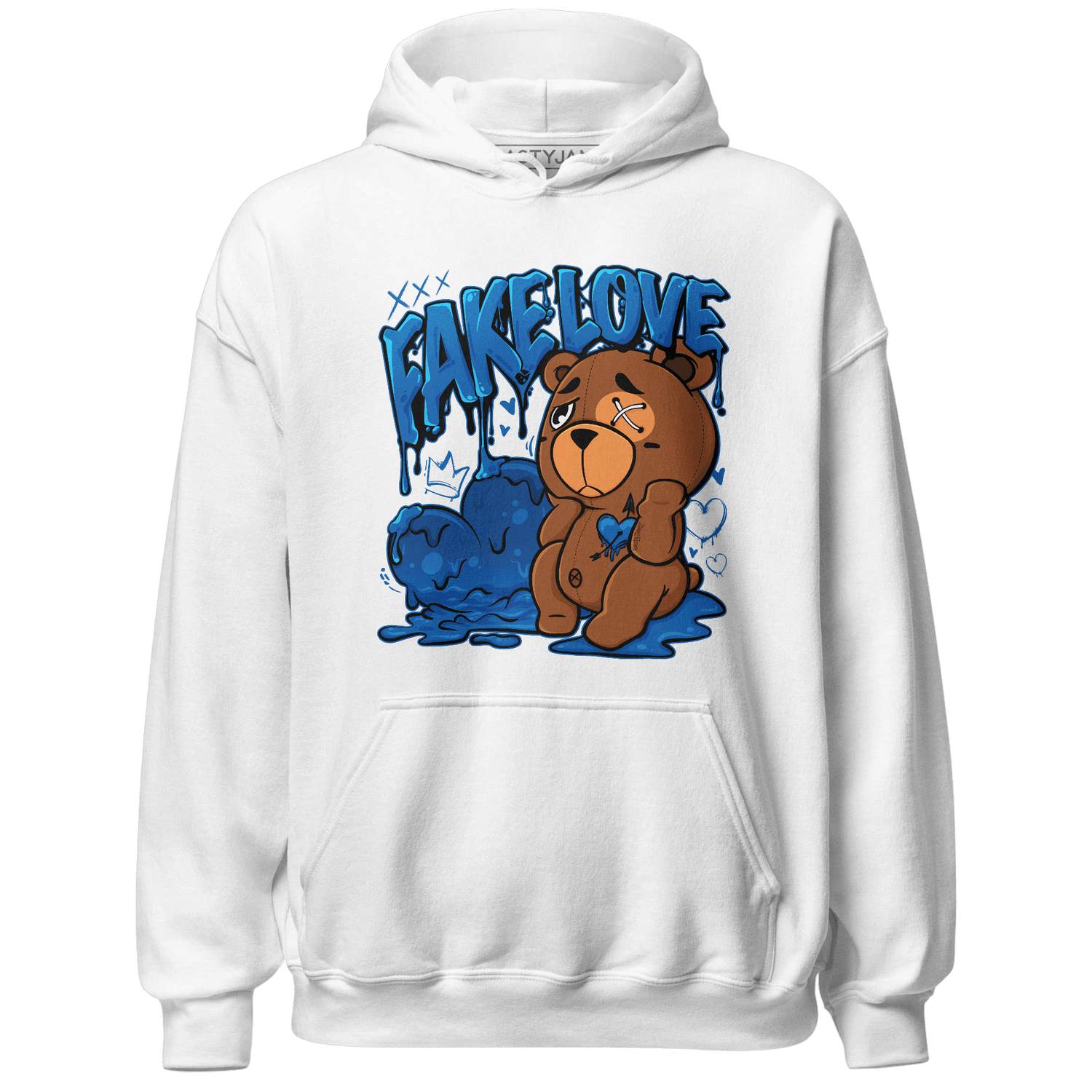 Royal Reimagined 1s Hoodie Match Fake Love BER - NastyJamz