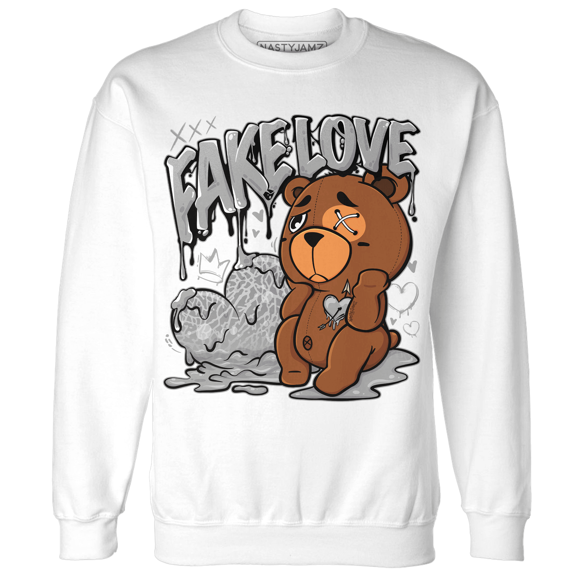 Craft Ivory 3s Sweatshirt Match Fake Love BER - NastyJamz
