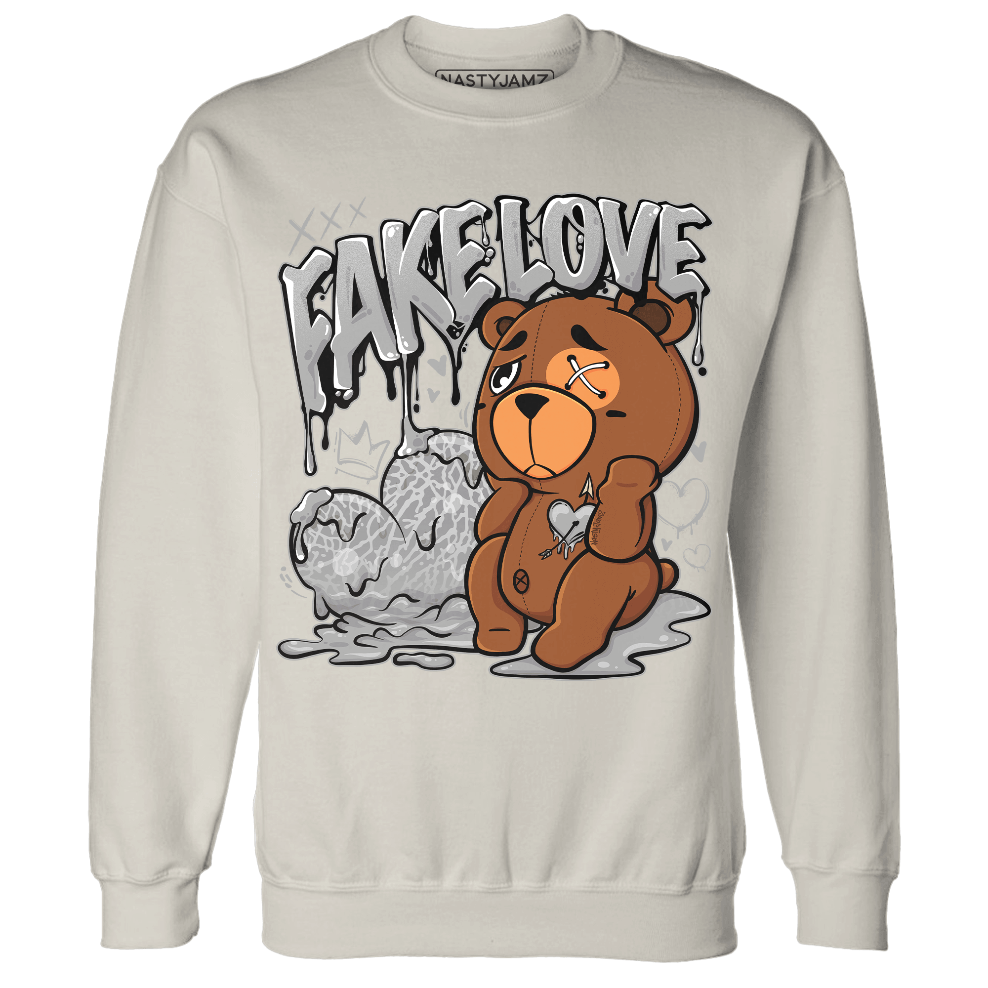 Craft Ivory 3s Sweatshirt Match Fake Love BER - NastyJamz