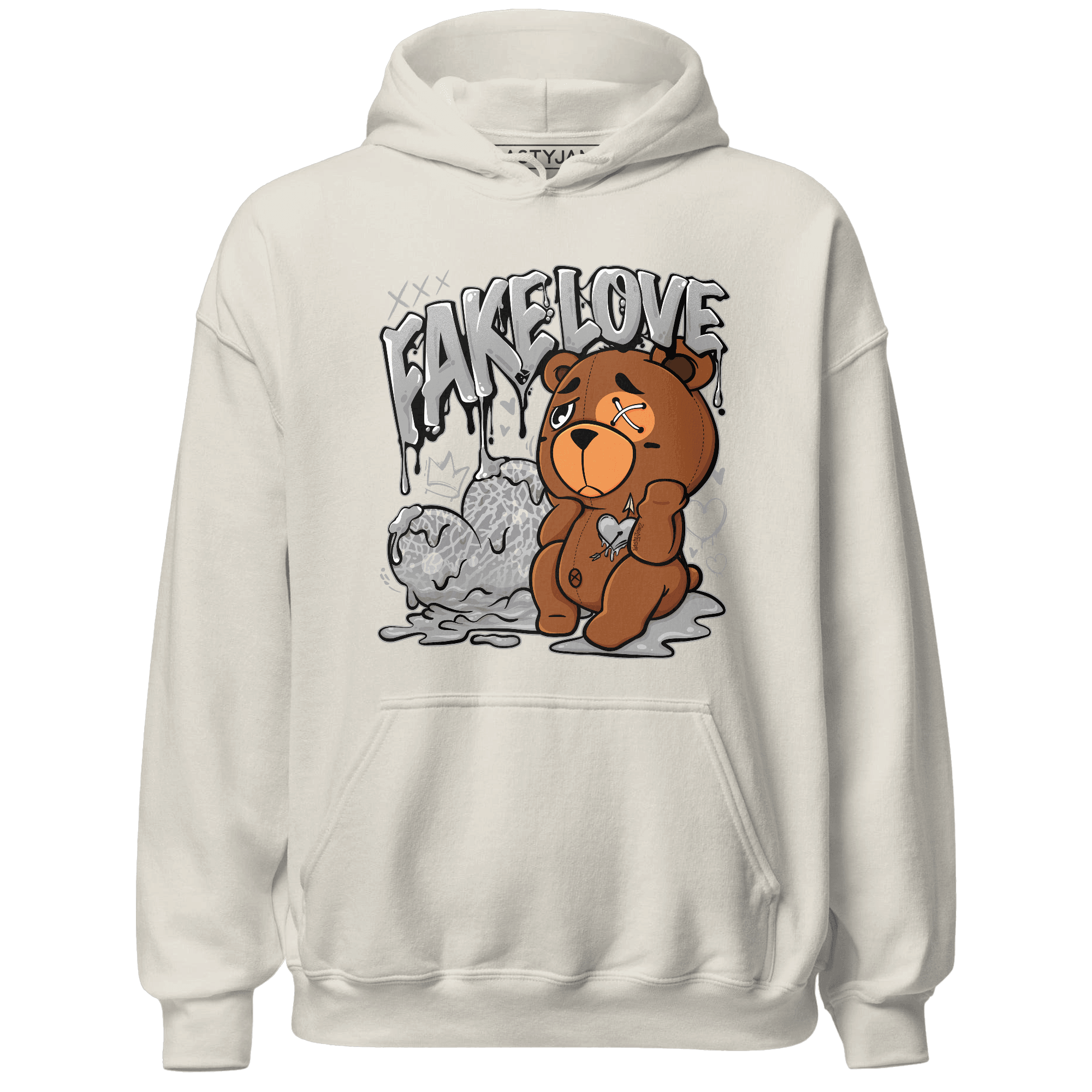 Craft Ivory 3s Hoodie Match Fake Love BER - NastyJamz