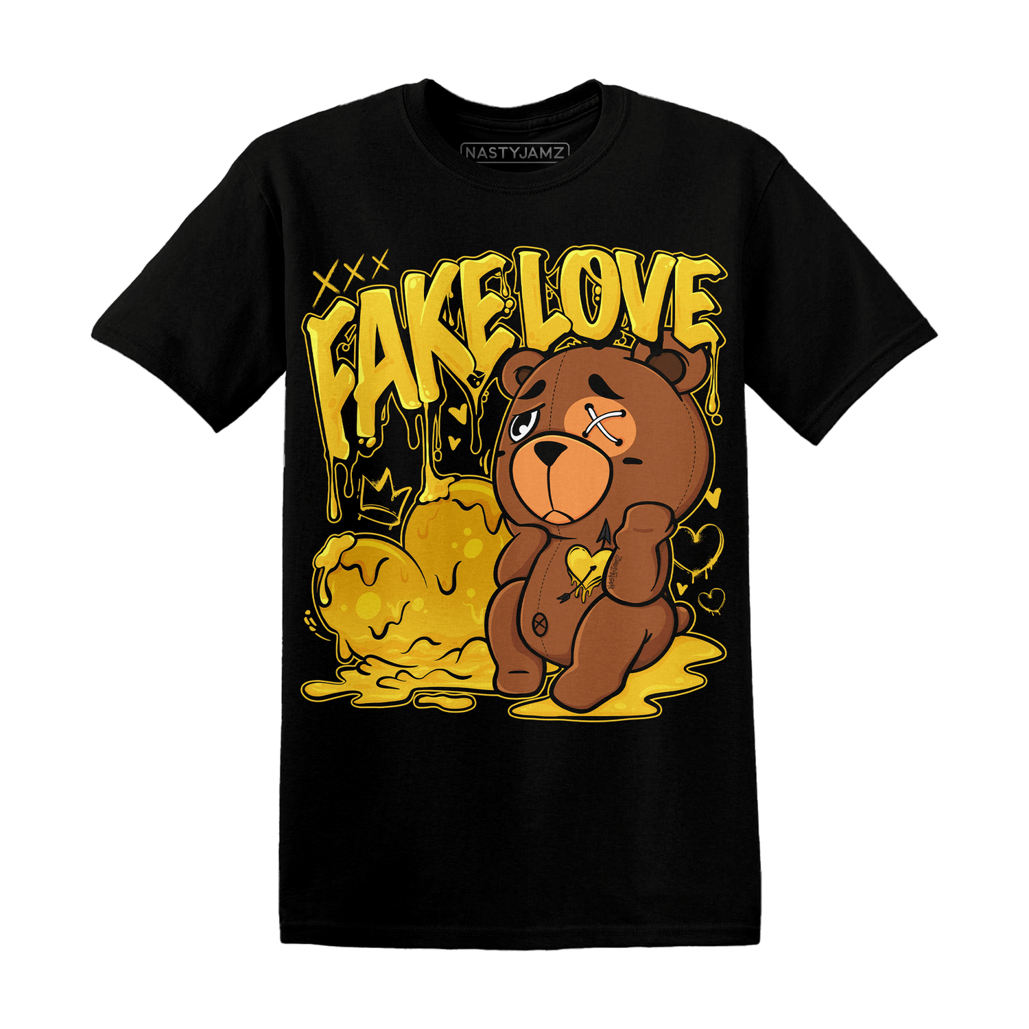 Yellow Ochre 6s T Shirt Match Fake Love BER - NastyJamz