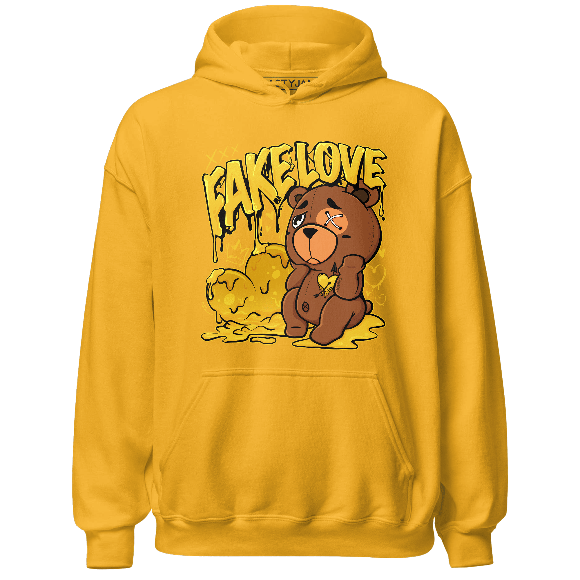 Yellow Ochre 6s Hoodie Match Fake Love BER - NastyJamz