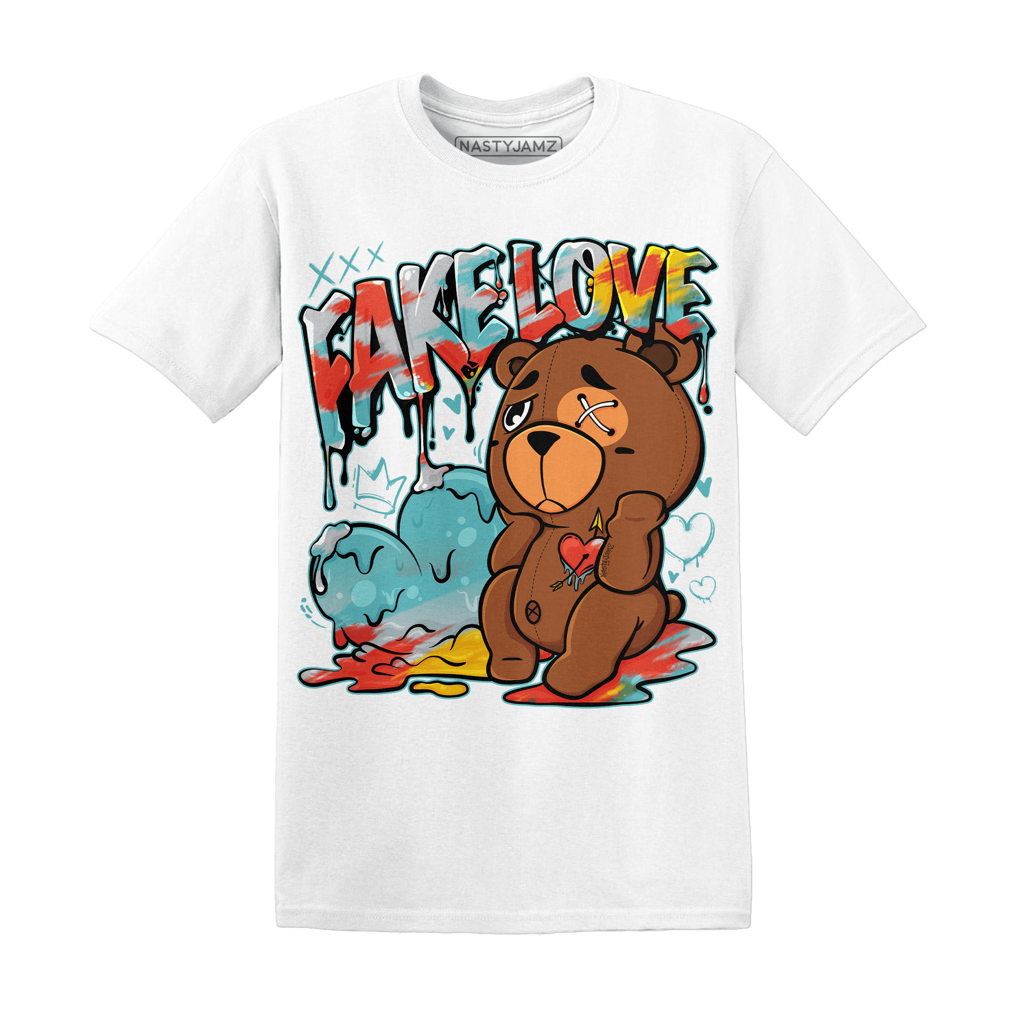 KB 8 Protro Venice Beach T Shirt Match Fake Love BER - NastyJamz