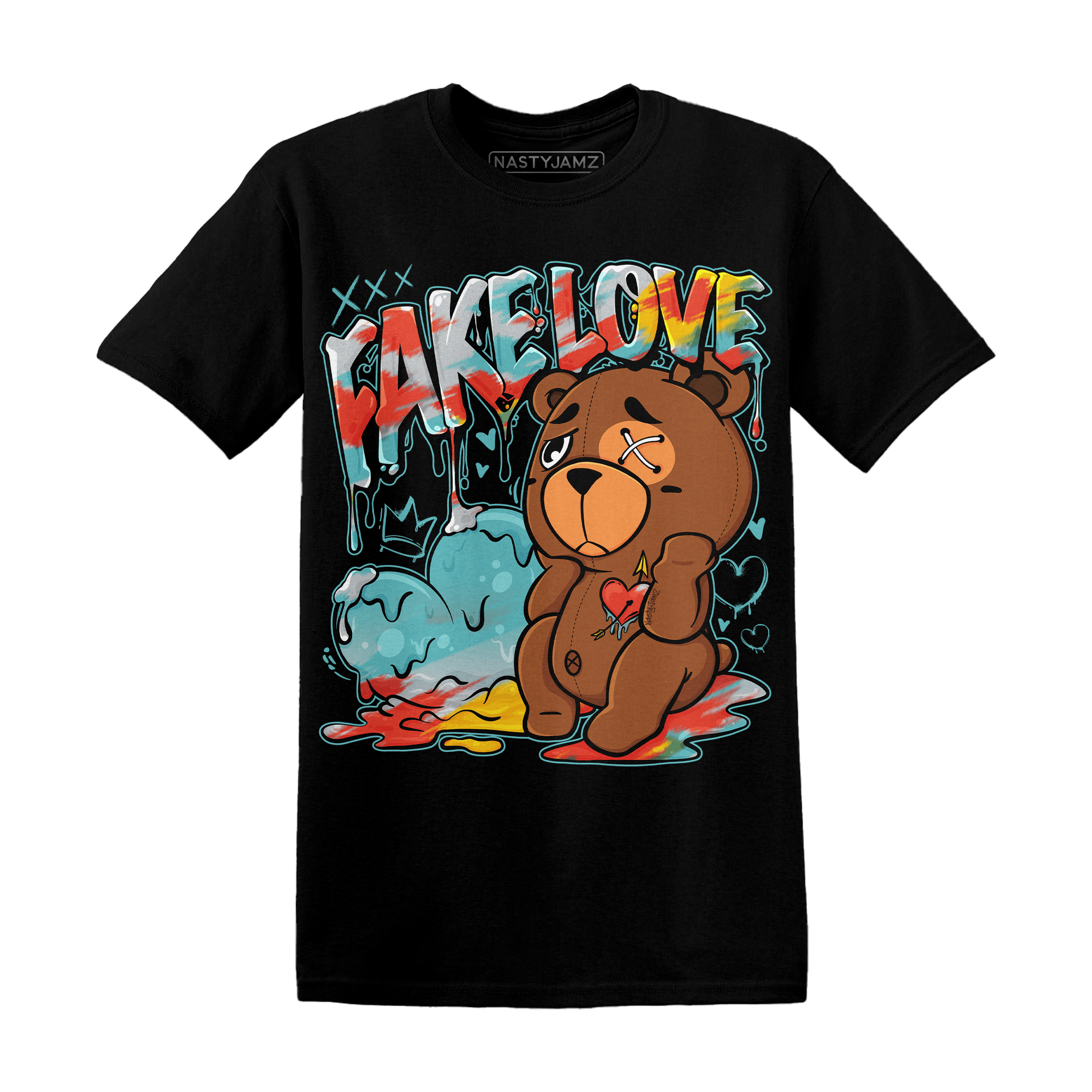 KB 8 Protro Venice Beach T Shirt Match Fake Love BER - NastyJamz