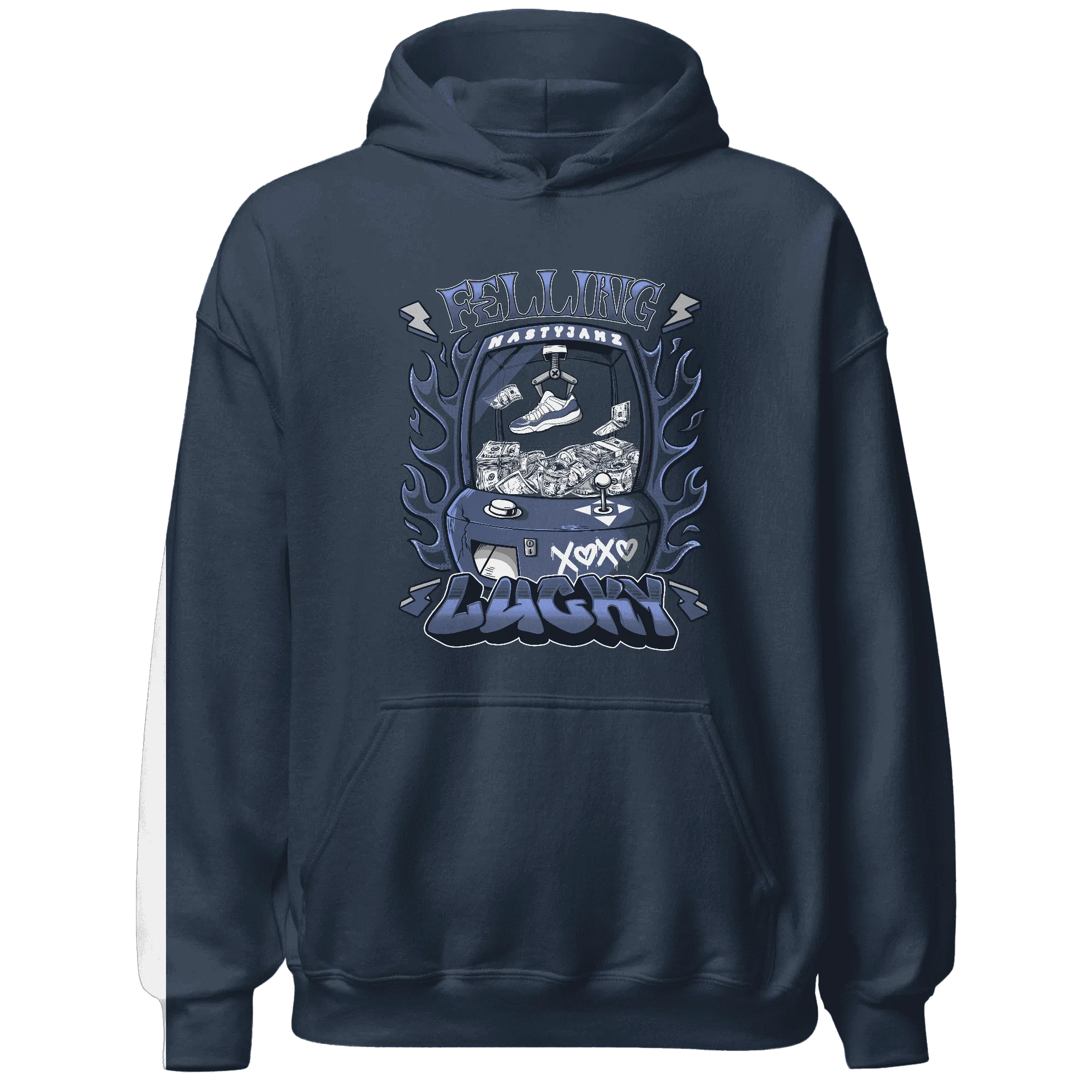 Low-Diffused-Blue-11s-Hoodie-Match-Feeling-Lucky