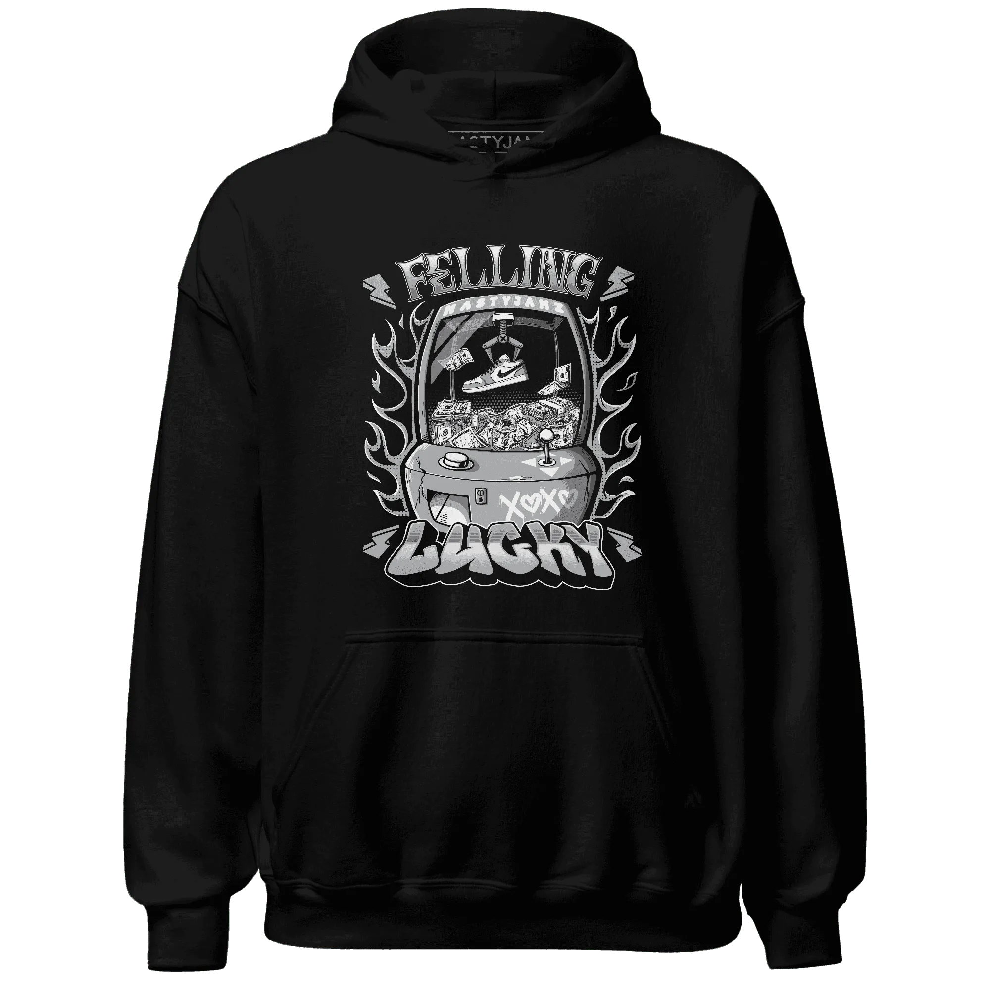 Wolf-Grey-1s-Hoodie-Match-Feeling-Lucky