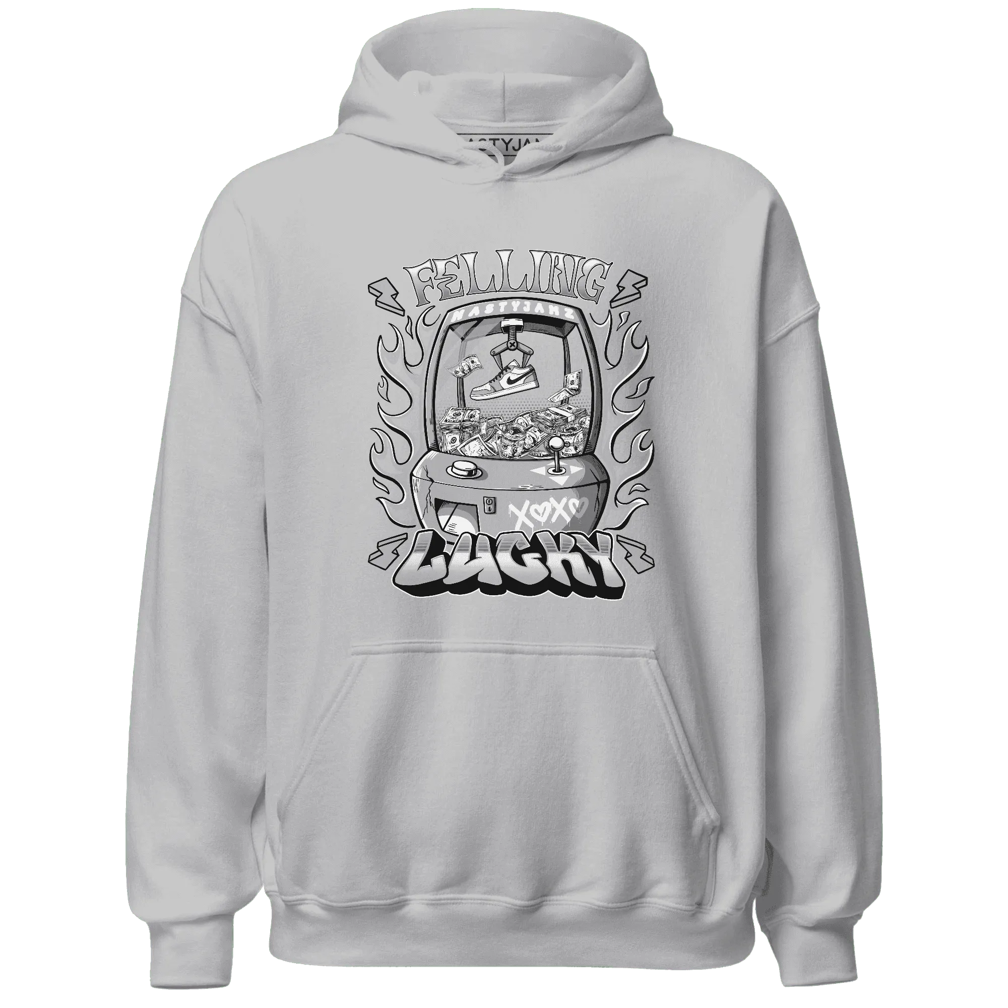 Wolf-Grey-1s-Hoodie-Match-Feeling-Lucky