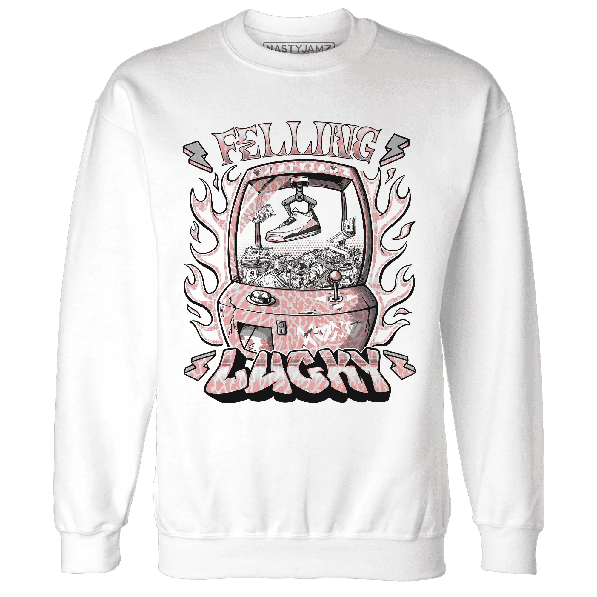 Red-Stardust-3s-Sweatshirt-Match-Feeling-Lucky