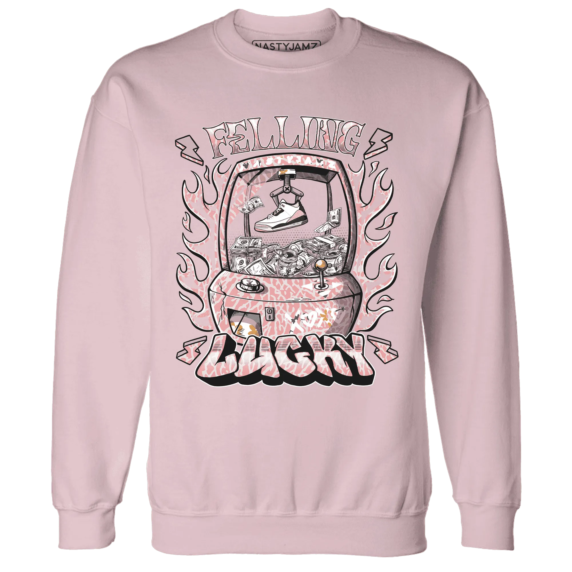Red-Stardust-3s-Sweatshirt-Match-Feeling-Lucky