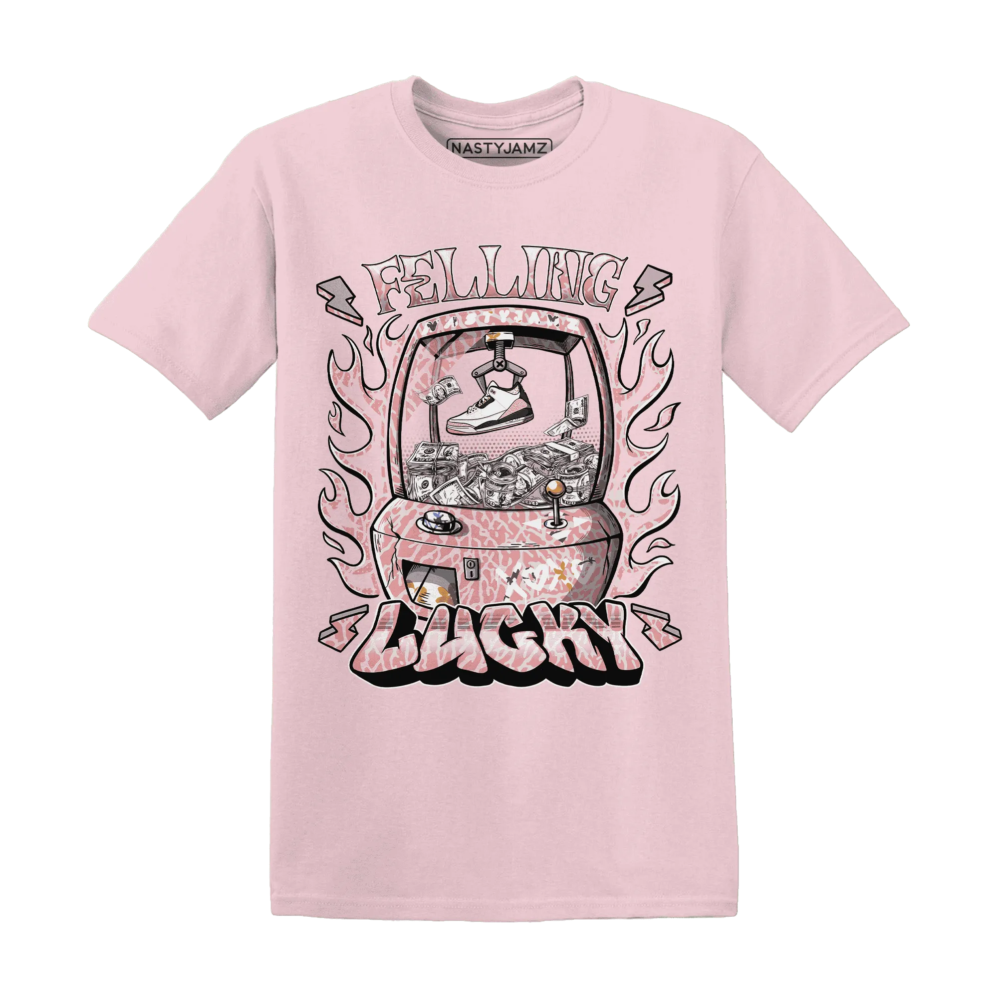 Red-Stardust-3s-T-Shirt-Match-Feeling-Lucky