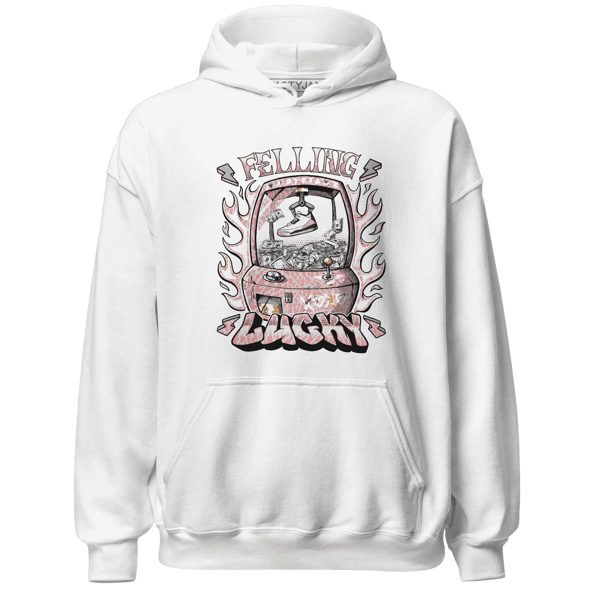 Red-Stardust-3s-Hoodie-Match-Feeling-Lucky