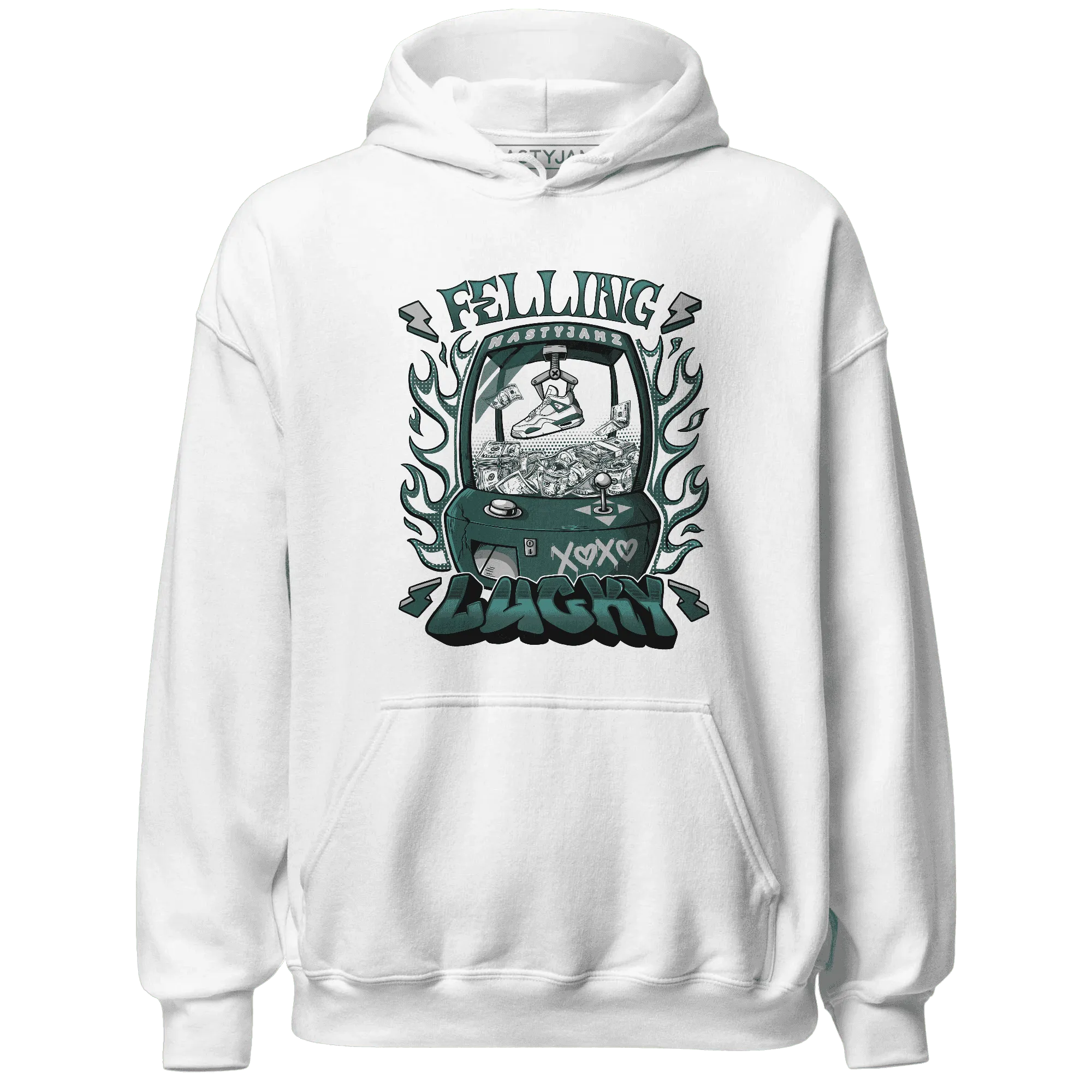 Oxidized-Green-4s-Hoodie-Match-Feeling-Lucky