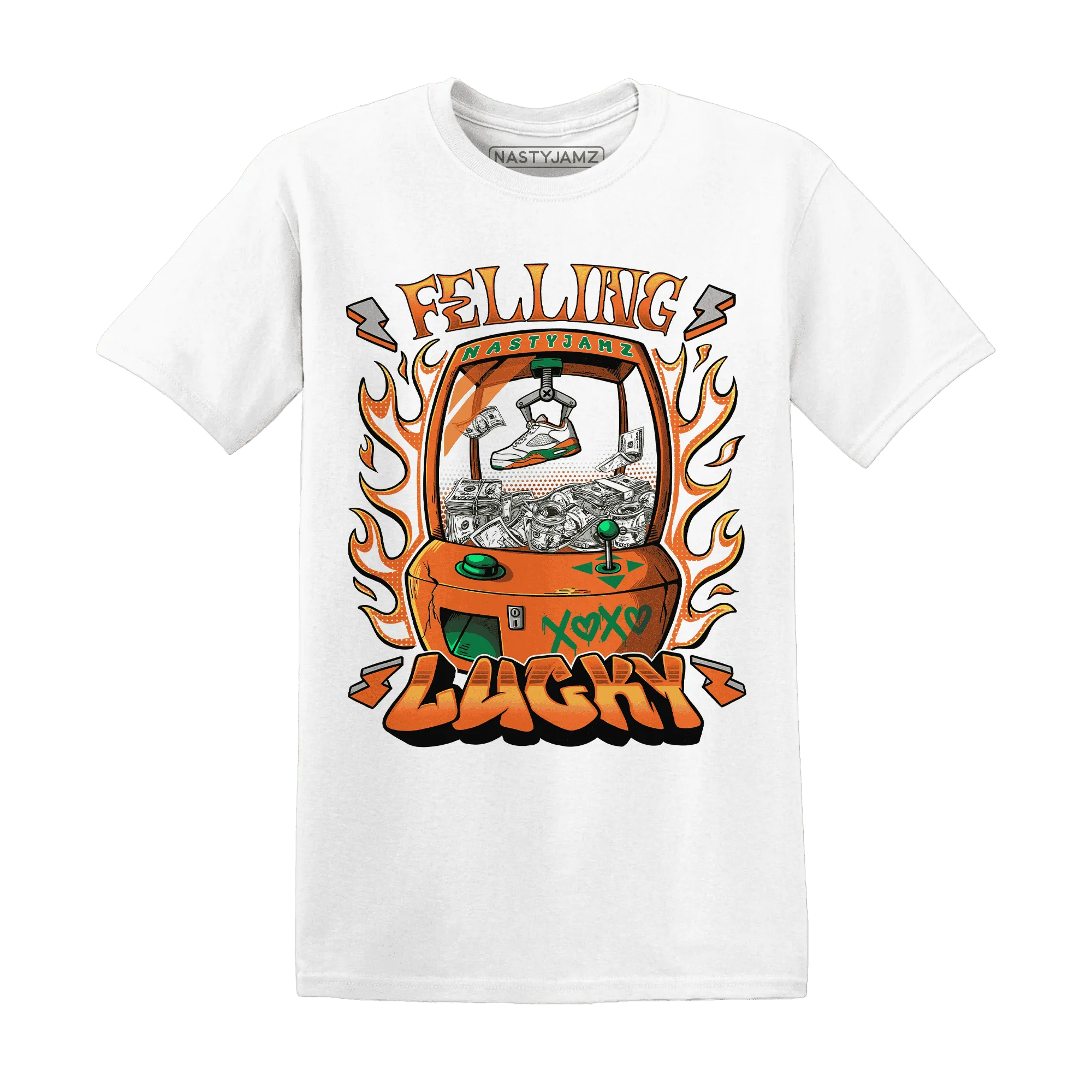 MAM-Hurricanes-5s-T-Shirt-Match-Feeling-Lucky