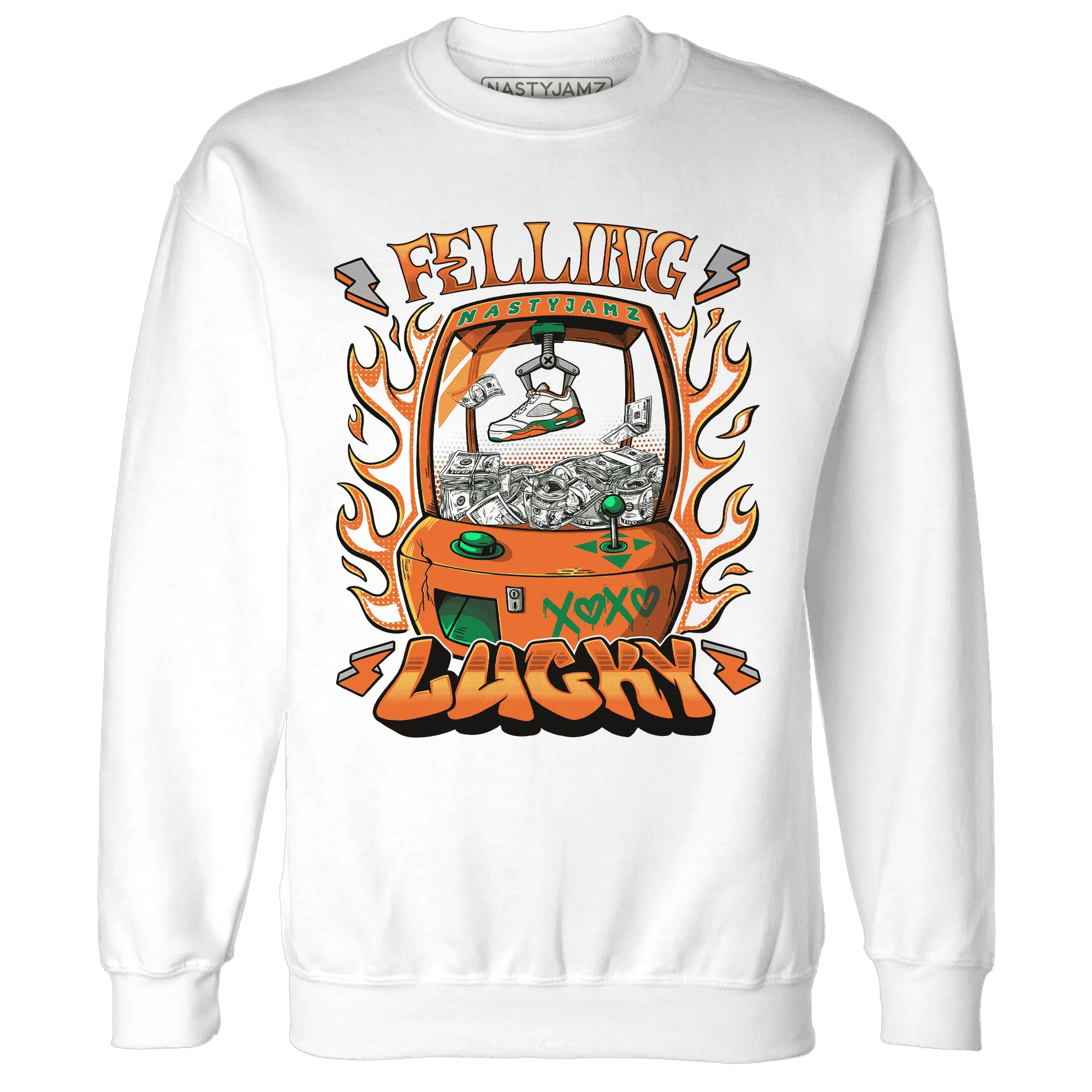 MAM-Hurricanes-5s-Sweatshirt-Match-Feeling-Lucky