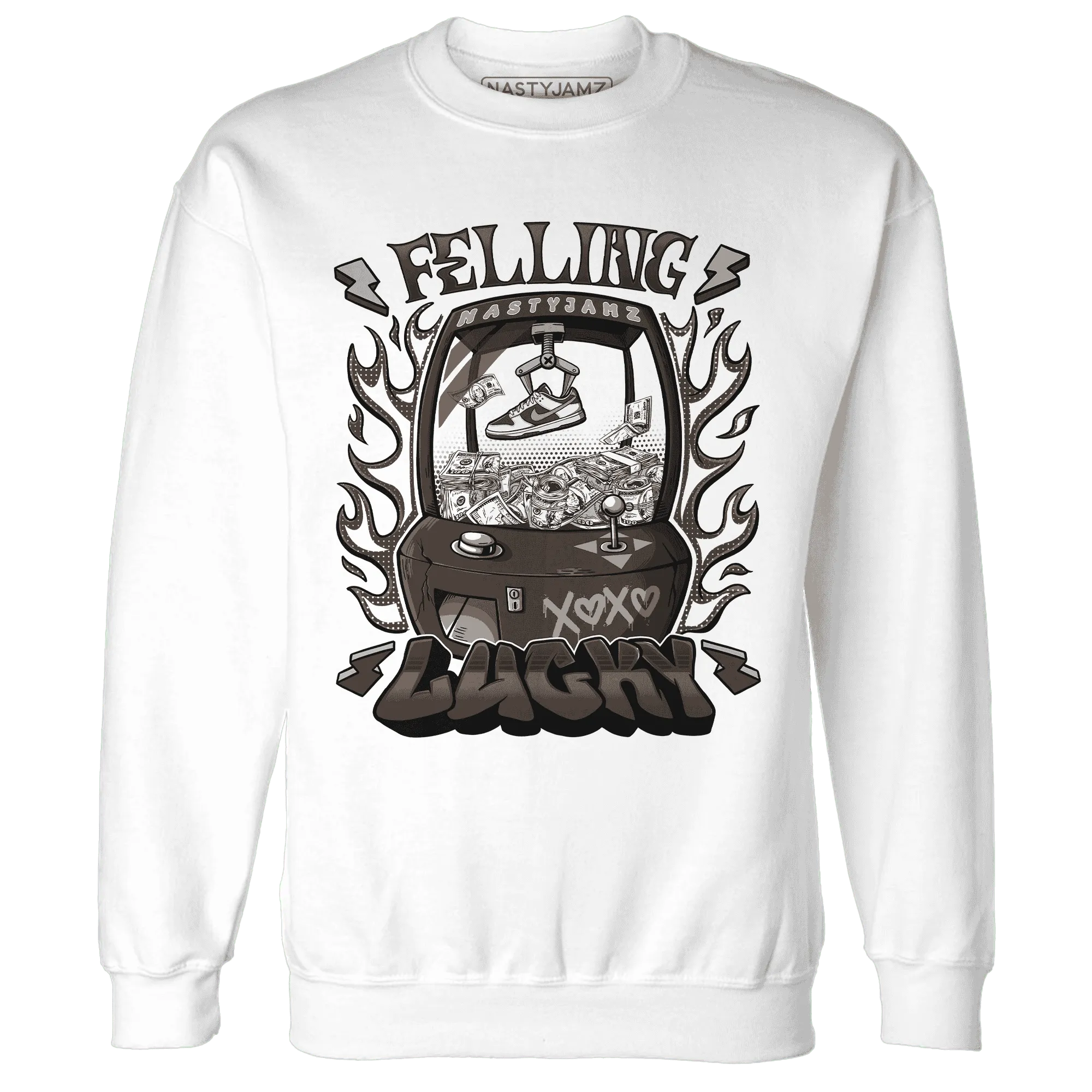 Dunk-Low-Baroque-Brown-Sweatshirt-Match-Feeling-Lucky