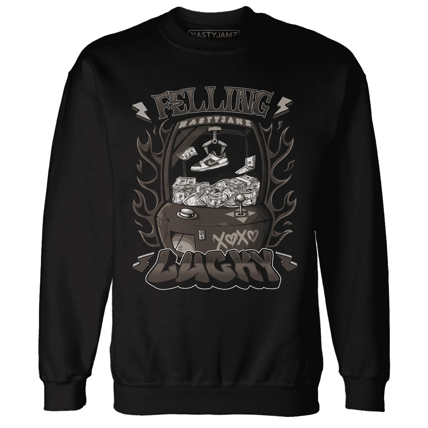 Dunk-Low-Baroque-Brown-Sweatshirt-Match-Feeling-Lucky