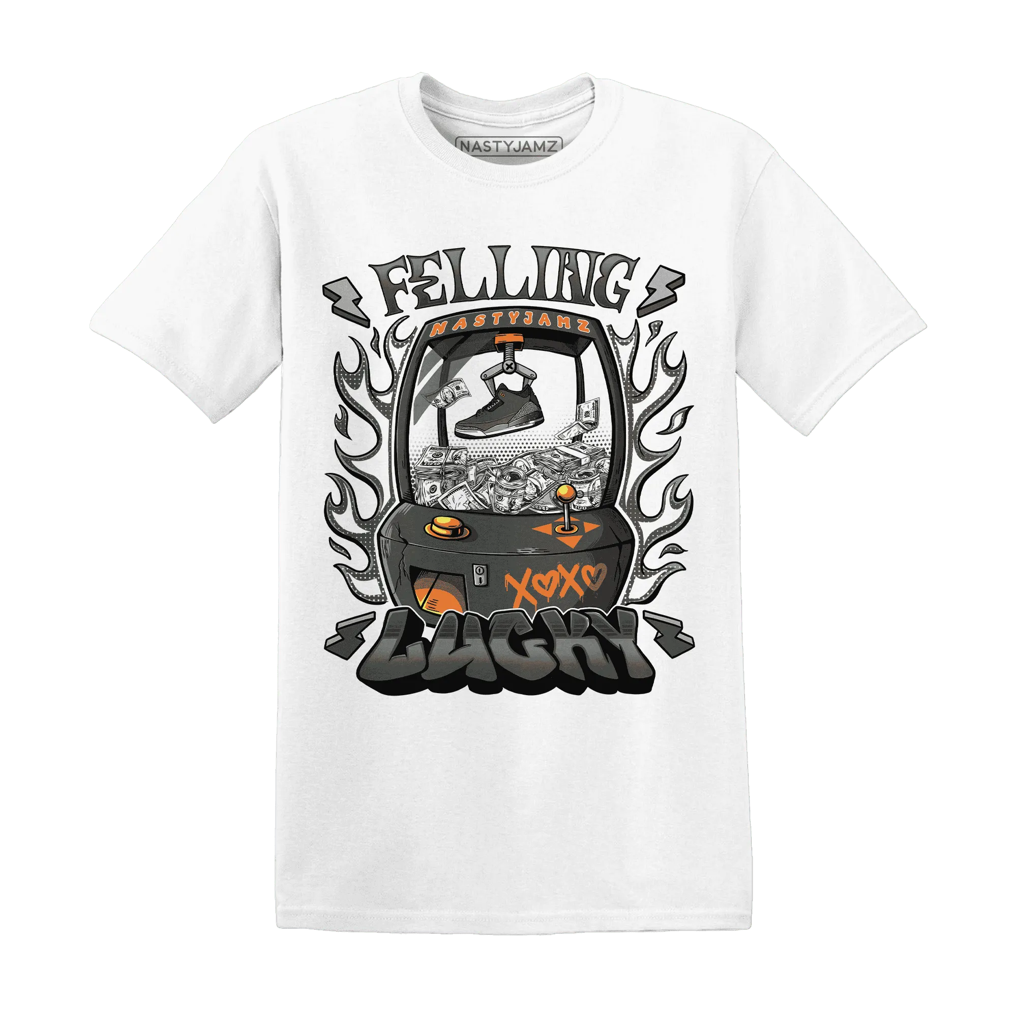 Fear-Pack-3s-T-Shirt-Match-Feeling-Lucky