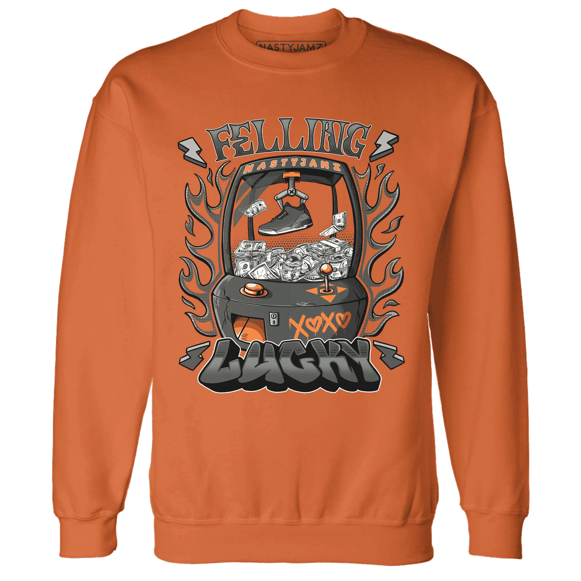 Fear-Pack-3s-Sweatshirt-Match-Feeling-Lucky