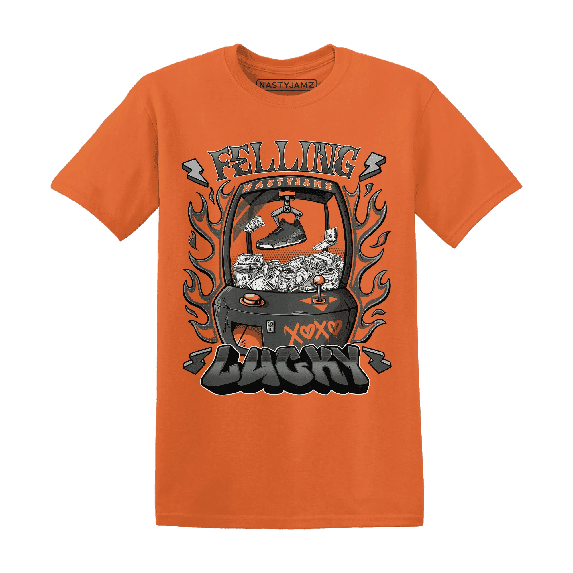 Fear-Pack-3s-T-Shirt-Match-Feeling-Lucky