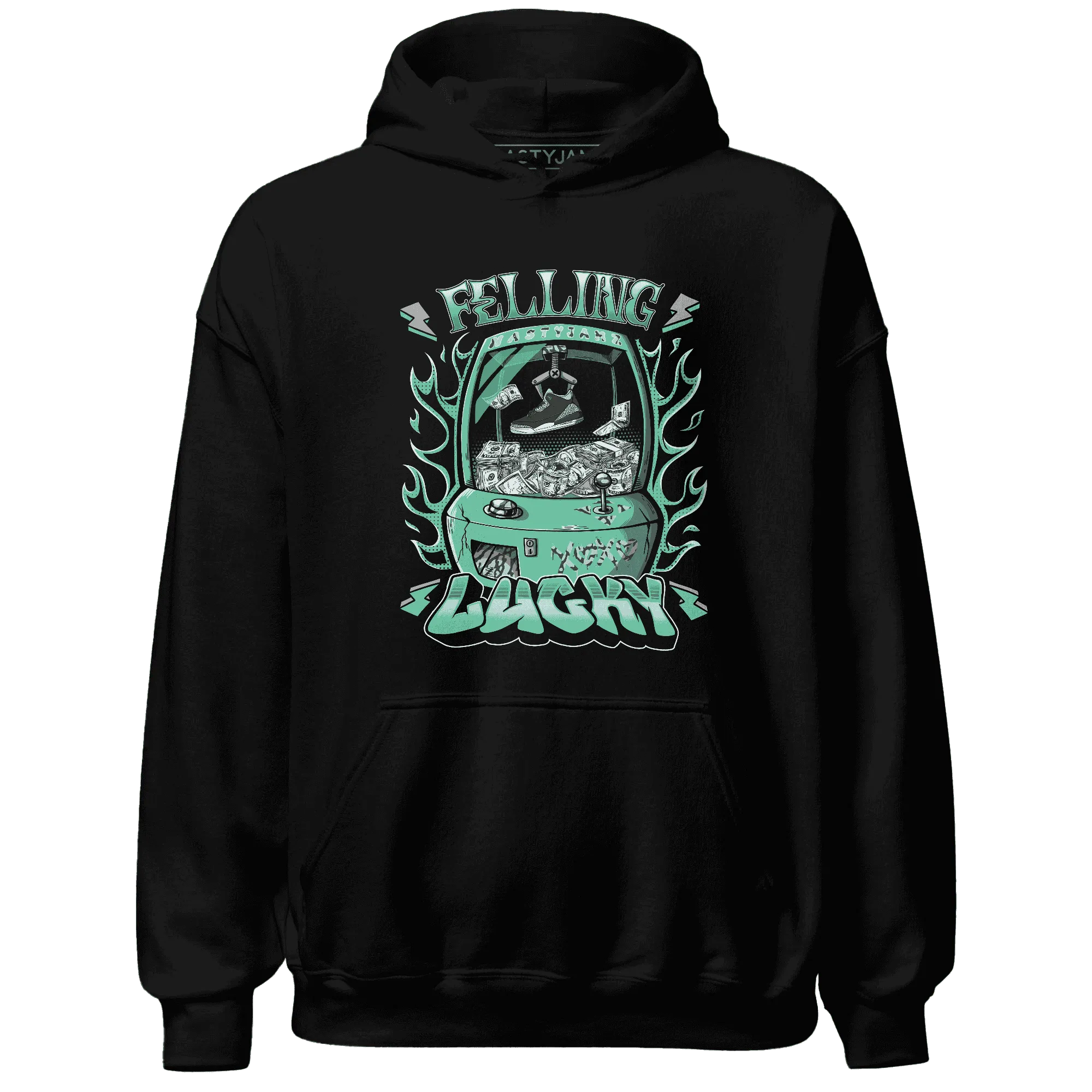 Green-Glow-3s-Hoodie-Match-Feeling-Lucky