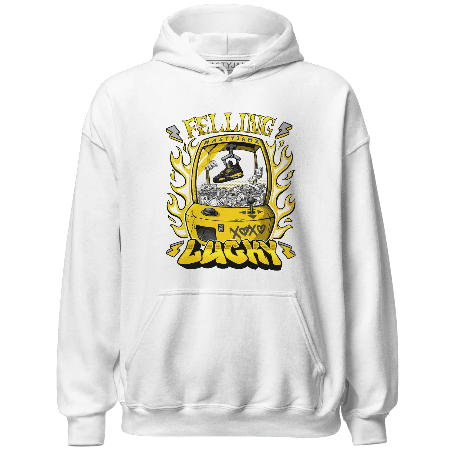 Thunder-4s-Hoodie-Match-Feeling-Lucky