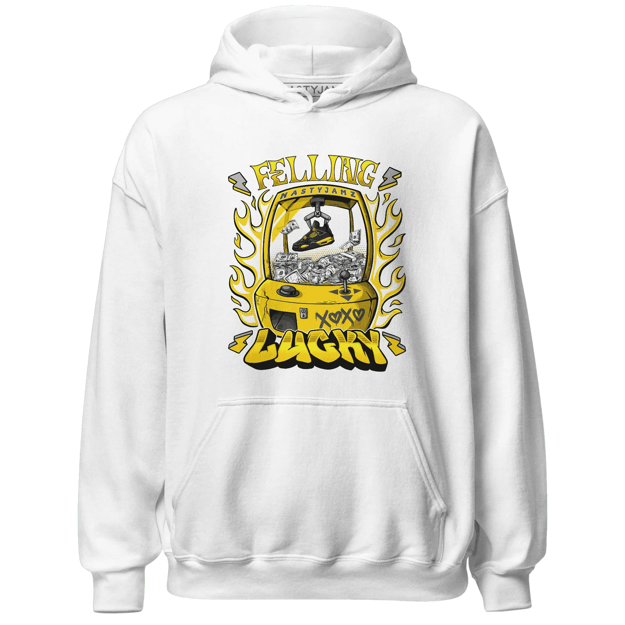 Thunder-4s-Hoodie-Match-Feeling-Lucky