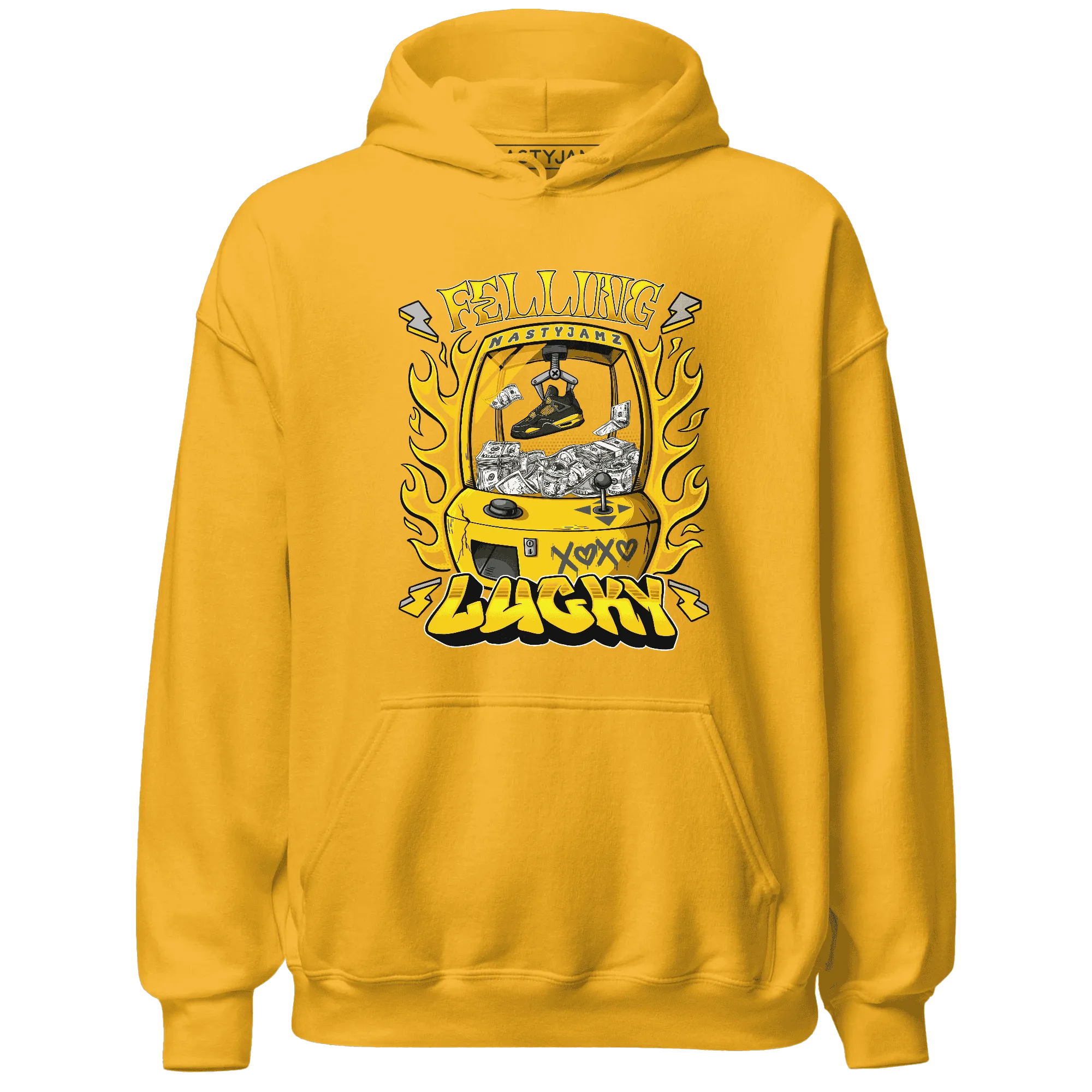 Thunder-4s-Hoodie-Match-Feeling-Lucky