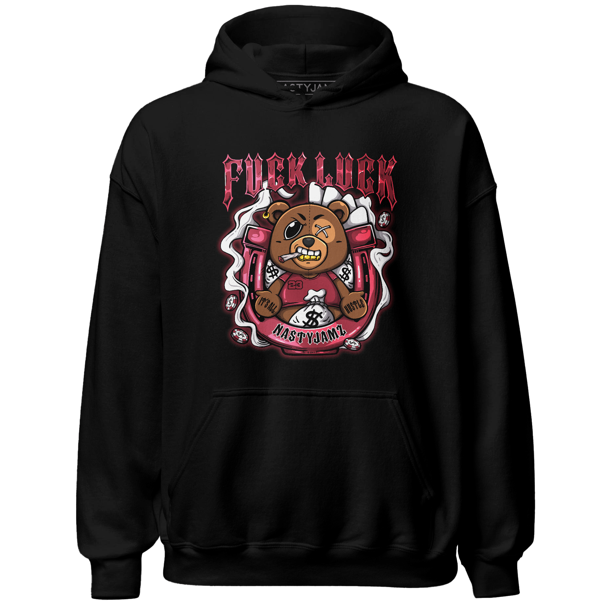 High 85 Metallic Burgundy 1s Hoodie Match F Luck BER - NastyJamz