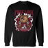 High White Team Red 1s Sweatshirt Match F Luck BER - NastyJamz