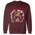 High White Team Red 1s Sweatshirt Match F Luck BER - NastyJamz