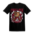 High White Team Red 1s T Shirt Match F Luck BER - NastyJamz
