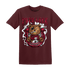 High White Team Red 1s T Shirt Match F Luck BER - NastyJamz