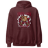 High White Team Red 1s Hoodie Match F Luck BER - NastyJamz