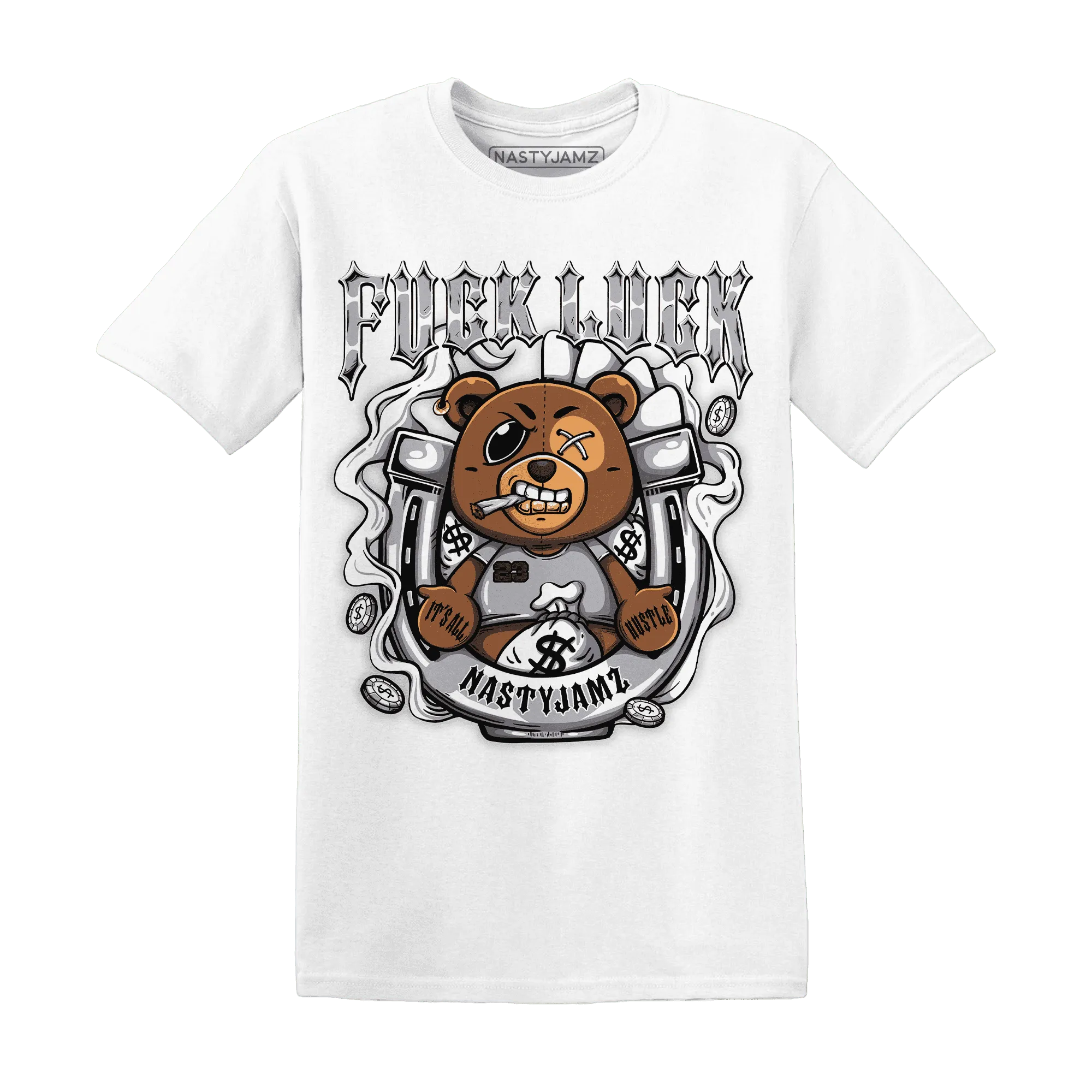Wolf-Grey-1s-T-Shirt-Match-Fuck-Luck-BER