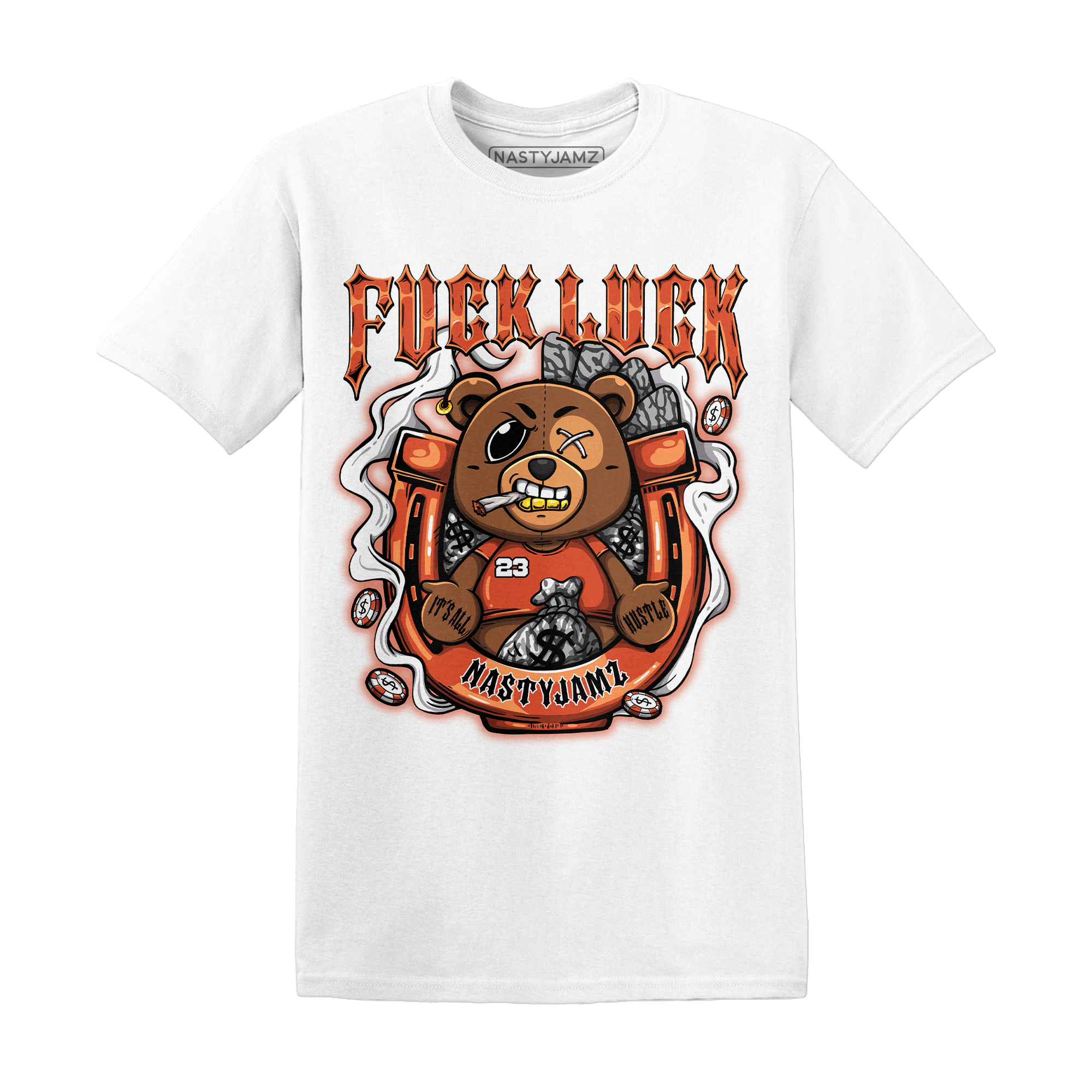 Georgia Peach 3s T Shirt Match F Luck BER - NastyJamz