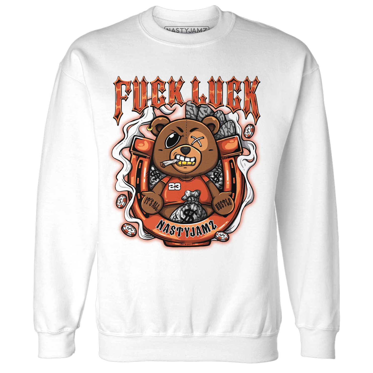 Georgia Peach 3s Sweatshirt Match F Luck BER - NastyJamz
