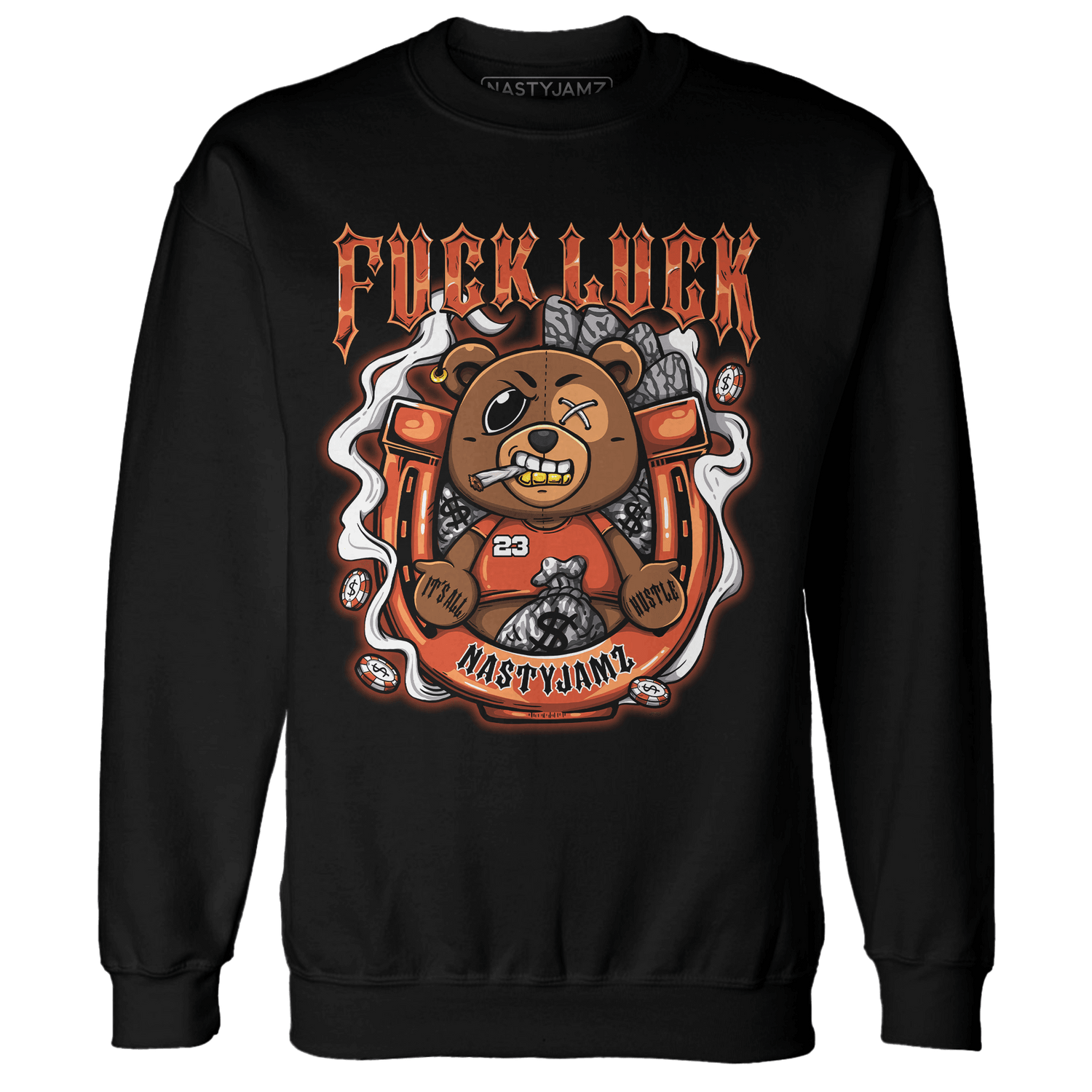Georgia Peach 3s Sweatshirt Match F Luck BER - NastyJamz