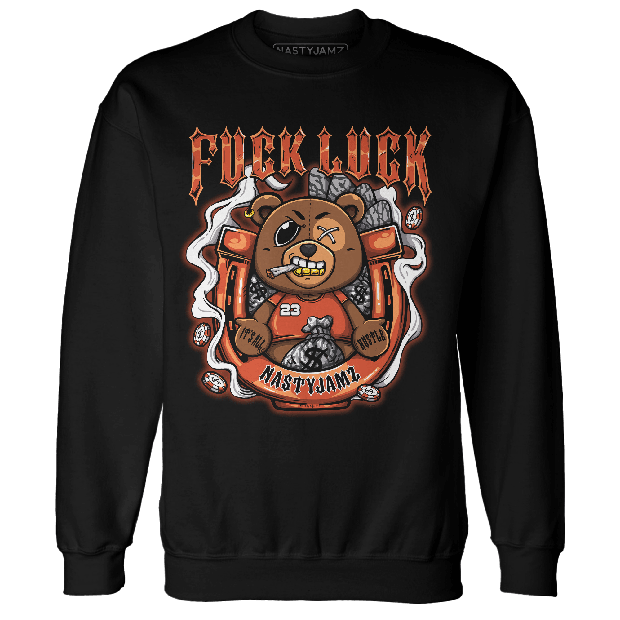 Georgia Peach 3s Sweatshirt Match F Luck BER - NastyJamz